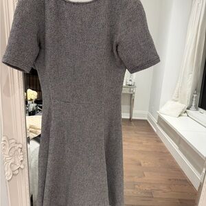 Classic Gray Fit-and-Flare Women's Dress by Theory